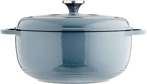 Miniatura 2 de Lodge - Horno holandés de hierro fundido esmaltado de 7.5 cuartos de galón con tapa – Asas duales – Apto para horno hasta 500° F o en estufa - Úselo