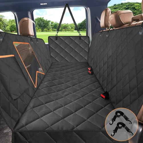Miniatura 2 de Kytely Funda de asiento de coche para perro, tamaño XL, funda de asiento de perro resistente para asiento trasero, hamaca antideslizante 100%
