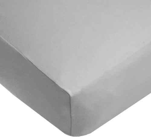 Sábana para cuna TL Care, en tejido de punto jersey, 100% algodón, Gris