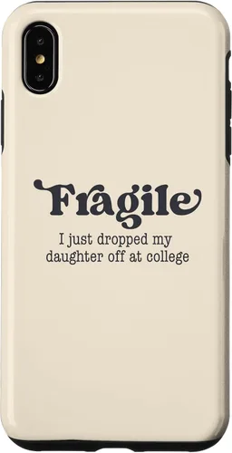 Miniatura 11 de Frágil - Carcasa para iPhone 16 con texto en inglés "I Just Ddrops My Daughter Off at College Parents