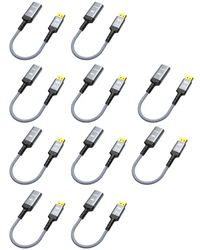 Miniatura 12 de Highwings Adaptador de DisplayPort 4K a HDMI, Unidireccional DP 1.2 de Computadora a Pantalla HDMI 2.0, Adaptador de DisplayPort a HDMI
