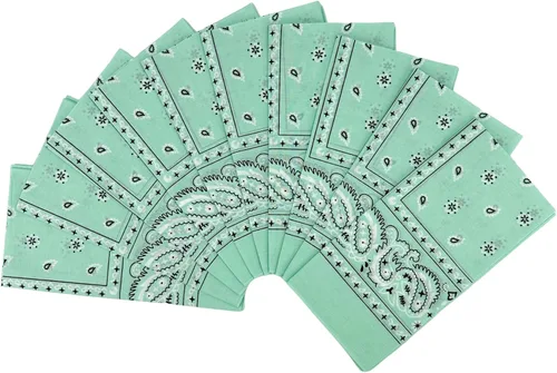 Miniatura 18 de Vamqor - Lote de 10 pañuelos finos de algodón 100 %