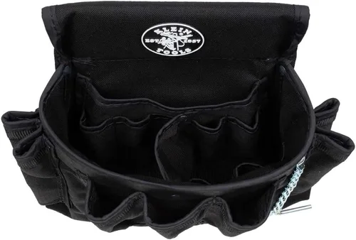 Miniatura 10 de Klein Tools Bolsa de herramientas 5719, PowerLine Series Utility Pouch se adapta a cinturones de herramientas de hasta 2.5 pulgadas, costuras