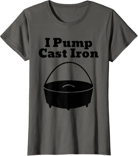 Miniatura 50 de I Pump - Camiseta de hierro fundido para cocinar al horno holandés