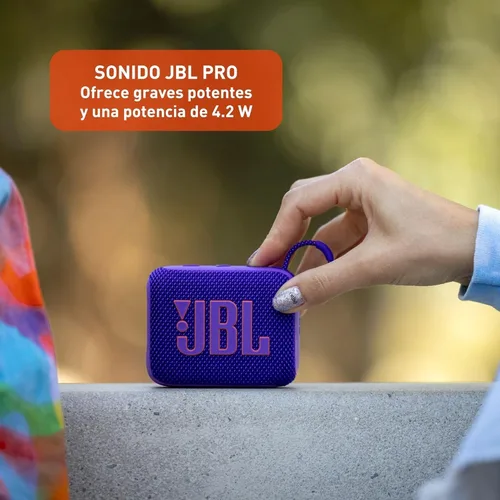 Miniatura 2 de JBL Go 4 - Bocina Bluetooth ultraportátil, impermeable y a prueba de polvo, gran sonido JBL Pro con graves impactantes, batería incorporada de 7