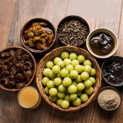 Miniatura 5 de Amla seco 3.53 oz – Grosella espinosa india natural (Amla/Awla) Hierba ayurvédica para la inmunidad, el cabello y el cuidado de la piel Rica