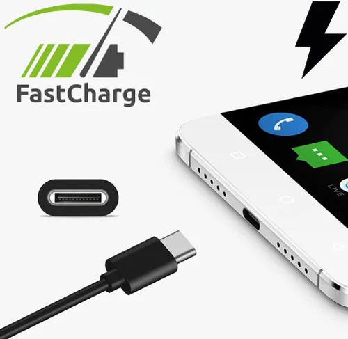 Miniatura 5 de Cable USB-C original de 10 pies compatible con tu Xiaomi Poco X3 Pro con carga rápida y transferencia de datos (blanco 3M)