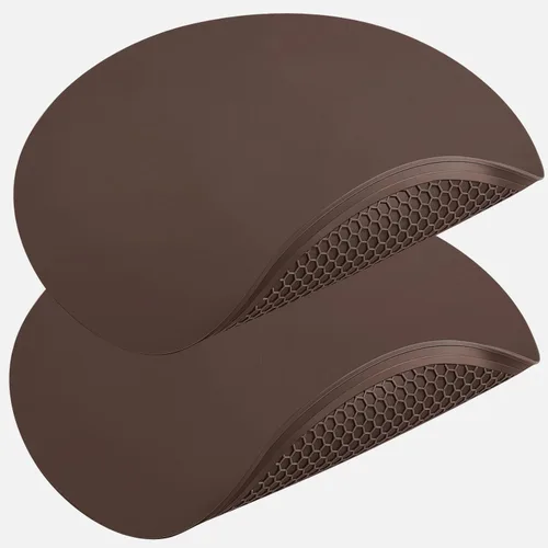 Miniatura 41 de Salvamanteles de silicona para platos calientes, soportes multiusos para ollas, 4 unidades, 2 tamaños de 7 pulgadas y 9 pulgadas, resistentes al 03
