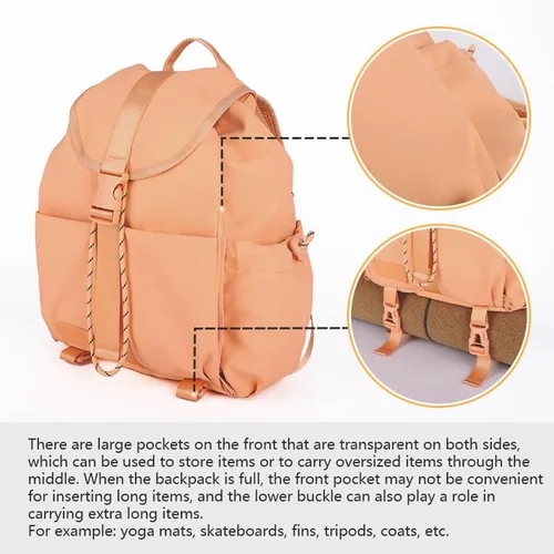 Miniatura 2 de EKE Gimnasio Portátil Yoga Tenis Mochila Regalo Deportivo Versátil Viaje Viaje Natación Monopatín Bádminton Casual Impermeable Mujeres, Durzano