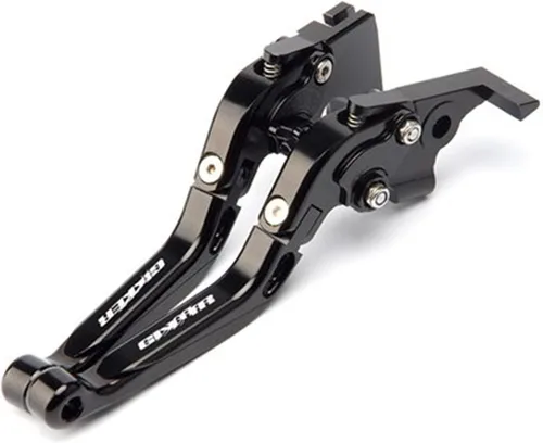 Para Suzuki para GIXXER 250 SF 250SF 150 125 2020 2023 Accesorios de moto CNC ajustable palancas de freno de embrague plegables (color : negro)