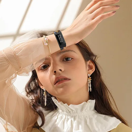 Miniatura 5 de Correas elásticas trenzadas ajustables compatibles con Fitbit Charge 3 y Fitbit Charge 4 bandas para hombres y mujeres, correas deportivas de tela