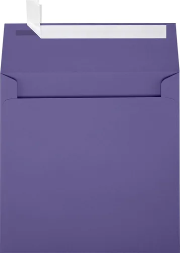 Miniatura 28 de LUXPaper Sobres de invitación cuadrados Despegar y prensar 7 x 7 pulgadas Azul marino Texto de 80 libras 50