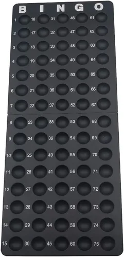 Yuanhe Soporte para bolas de bingo - Bolas de bingo de 7/8 pulgadas, bandeja de tablero maestro, fiestas y noches de juego