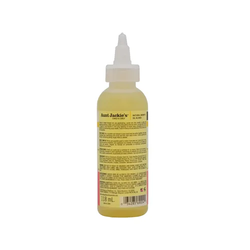 Miniatura 2 de Aunt Jackie's Aceite de crecimiento natural mezcla Frizz Rebel – coco y almendra dulce, suaviza y brilla en seco, tramos rebeldes, fórmula