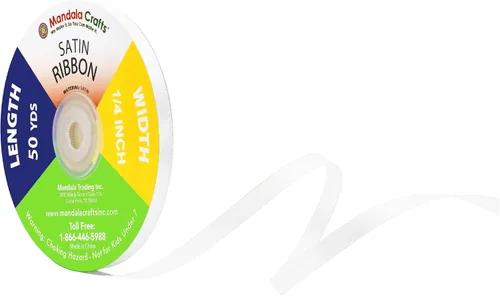 Miniatura 62 de Mandala Crafts Cinta de satén verde manzana para manualidades, cintas de tela de 1.5 pulgadas de ancho de 50 yardas para envolver regalos, ramos