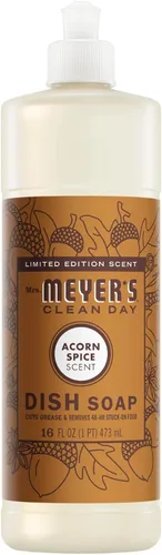 MRS. MEYER'S CLEAN DAY Jabón para platos Acorn Spice, 16 Fl Oz