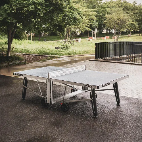 Miniatura 2 de Cornilleau - Mesa de ping pong para exteriores Pro 540M - Móvil y duradera - Tableros laminados de 0.276 in - Red inviolable - Resistente a
