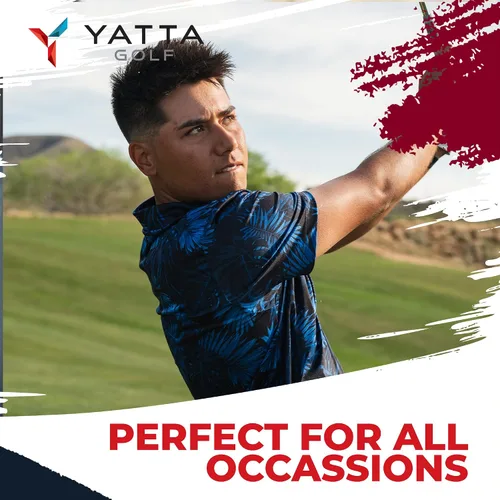 Miniatura 8 de YATTA GOLF - Camiseta polo de golf de alto rendimiento para hombre
