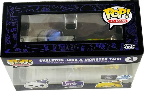 Miniatura 8 de Funko Pop! Ad Icons Jack in The Box - Skeleton Jack & Monster Taco Exclusive Pop! Figura de vinilo 2