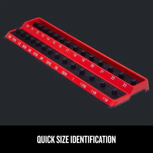 Miniatura 6 de CRAFTSMAN Soporte de Claveles para Enchufes, Organizador de Almacenamiento de Bandeja de Herramientas, 1/2 Pulgada de Accionamiento (CMMT99416)