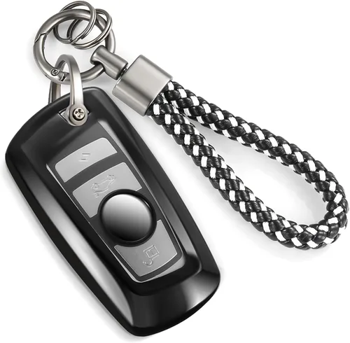 Miniatura 77 de Funda para llavero GMC con llavero de cuerda trenzada de metal antipérdida, exquisita funda suave para Tahoe Acadia Terrain Yukon Yukon XL Silverado