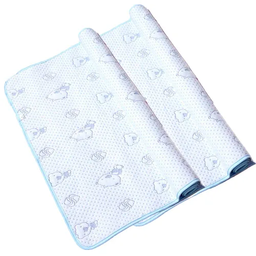 Miniatura 12 de Monvecle Almohadillas Cambiadores de Algodón Suave Impermeable para Bebé Lavables Reutilizables Forros de Pañales Tapetes, Oso-1 unidad Grande 39" x