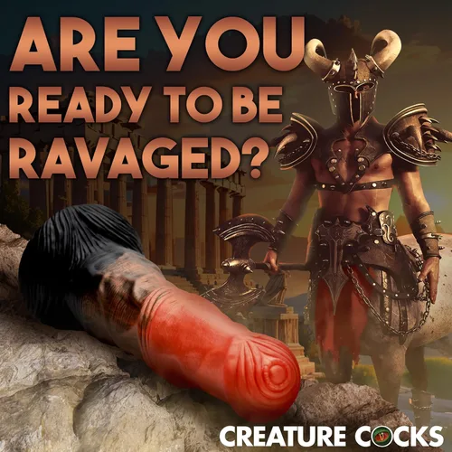 Miniatura 3 de CREATURE COCKS Centaur - Consolador de silicona para hombres, mujeres y parejas. Firme y flexible, base de succión fuerte, consolador de fantasía