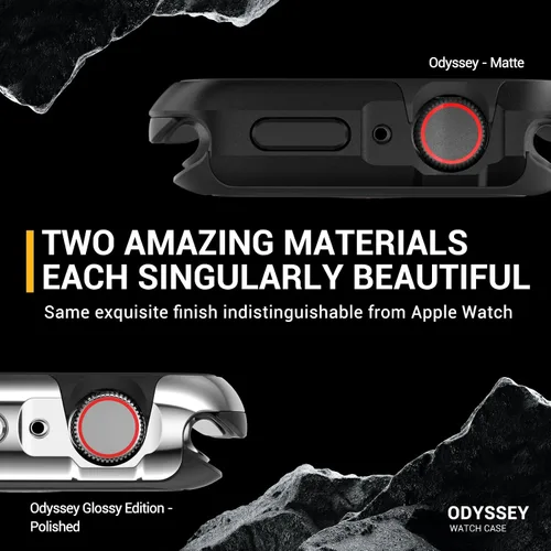 Miniatura 5 de MAGEASY Funda resistente de aluminio de calidad aeronáutica para Apple Watch de 45mm Series 9, 8, 7 Carcasa metálica dura 2 en 1 con parachoques