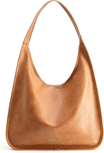 Miniatura 22 de NEWBELLA Bolso Hobo para mujer - Bolso de hombro y bandolera de cuero sintético, bolso de mano espacioso para el trabajo y uso diario