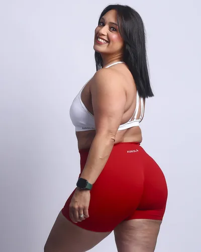 Miniatura 4 de AUROLA Dream Collection - Pantalones cortos de entrenamiento para mujer, sin costuras, suaves, de cintura alta, pantalones cortos de gimnasio