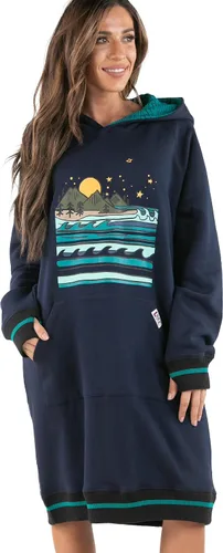 Miniatura 121 de Lazy One Sudadera con capucha de gran tamaño, ropa de dormir cómoda, vestido de suéter para mujer