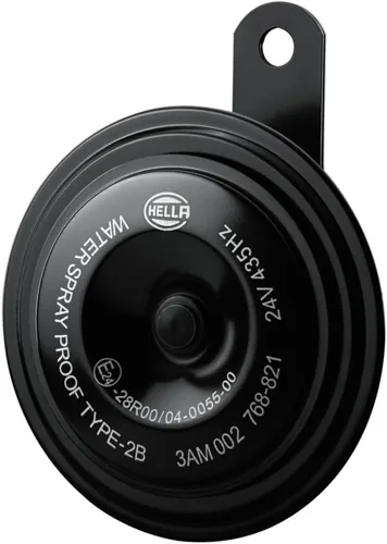Miniatura 8 de HELLA 011225871 - Kit de bocinas de disco negras BX de 92 mm, 12 V (ajuste universal)