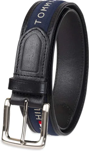 Miniatura 18 de Tommy Hilfiger Men's Fabric Inlay Casual Belt with Classic Harness Buckle