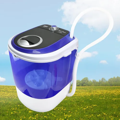 Miniatura 5 de PURE CLEAN PUCWM11.7 Lavadora compacta para el hogar, mini lavadora de ropa portátil, azul