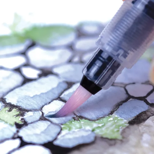 Miniatura 5 de Pentel Japan Aquash Waterbrush - Pincel de agua, punta mediana