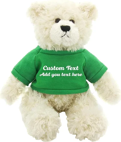 Miniatura 10 de Oso de peluche personalizado Brandon crema de 12 pulgadas, osos de peluche personalizados, gran regalo para San Valentín, graduación, cumpleaños