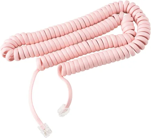 Miniatura 13 de iSoHo Phones: Cable de teléfono para teléfono fijo – sin problemas, cable de línea terrestre rizado para teléfono – fácil de usar + excelente Negro