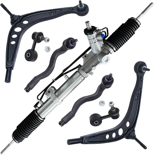 Miniatura 177 de Detroit Axle - Kit de extremo delantero para Chrysler 300 Dodge Charger Challenger 2011-2023, 2 brazos de control inferiores traseros 2 varillas