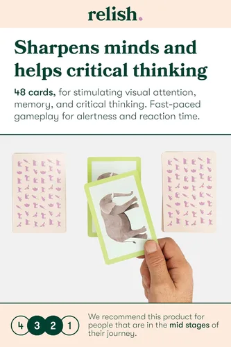 Miniatura 3 de Relish Animal Snap Card Game, Juegos de demencia para ancianos, Actividades de Alzheimer