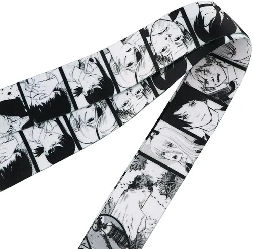 Miniatura 5 de Chainsaw Man Anime Manga 17.7 pulgadas Cuello Lanyard Llavero Holder ID Badge Mobile Phone Pin Correa por Pinstant