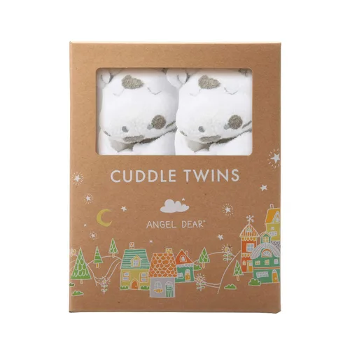 Miniatura 15 de Set de muñecos para abrazar Angel Dear, Cuddle Twins., Cordero rosado
