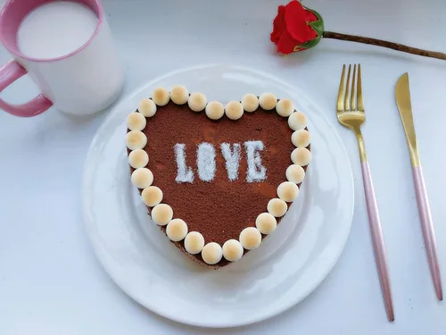 Miniatura 7 de Mini molde de silicona de 4 pulgadas para tartas de corazón, paquete de 2 moldes antiadherentes para el día de San Valentín, aniversario