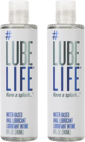Miniatura 11 de LubeLife Lubricante anal a base de agua para hombres, mujeres y parejas: lubricante personal seguro para la ingestión, compatible con juguetes
