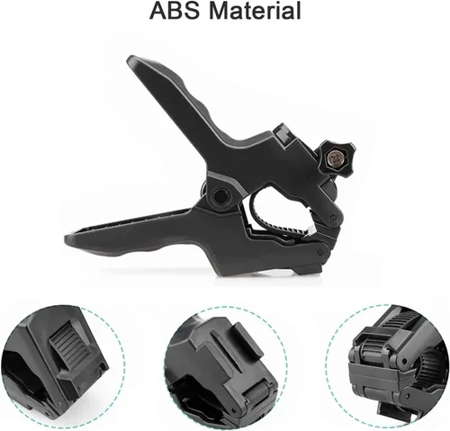 Miniatura 5 de FiTSTILL Soporte de Abrazadera Flexible Jaws con Cuello de Ganso Ajustable de 19 Secciones Compatible con Go Pro Hero