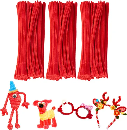 Miniatura 7 de Limpiapipas para manualidades a granel, regalos de juguetes y juegos para niños, 200 piezas de artes y manualidades, tallos de chenilla, suministros