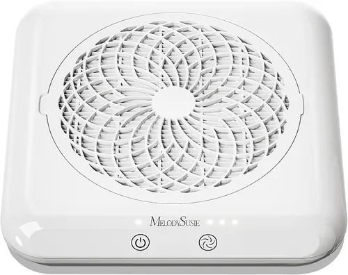Miniatura 5 de MelodySusie Colector de polvo de uñas con filtro reutilizable, potente ventilador de vacío de uñas, extractor de colector de polvo, máquina