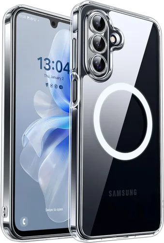 Miniatura 62 de CANSHN Funda diseñada para Samsung Galaxy A16-5G [protección completa de la cámara] [compatible con Magsafe] funda protectora trasera translúcida