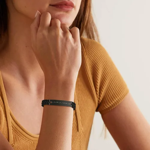 Miniatura 4 de MPRAINBOW Pulsera personalizada con código morse Pulsera trenzada ajustable hecha a mano con mensaje secreto para hombres, mujeres, mamá, papá