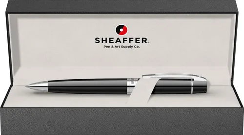 Miniatura 16 de Sheaffer 300 - Bolígrafo de punta redonda con detalles en cromo y tono dorado Ribete cromado/dorado