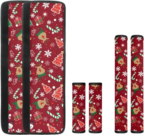 Miniatura 20 de 6 fundas para manija de puerta de refrigerador de Acción de Gracias, cubierta de manija de nevera de otoño, hoja de arce, protector de manija